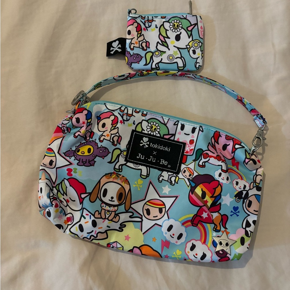 Like New Tokidoki x Jujube Unikiki 2.0 Be Quick and Matching coin purse.